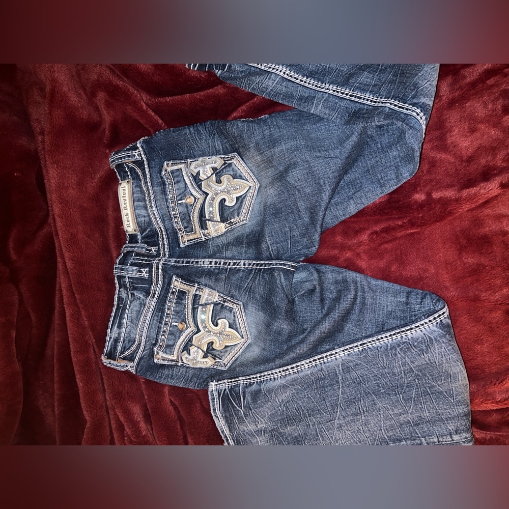 Rock Revival Women's Blue Boot Cut Jeans